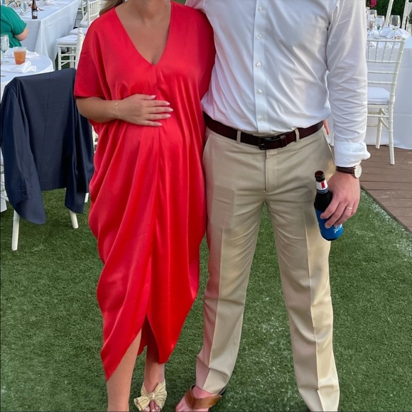 HATCH The Riviera Dress in Papaya New with Tags - Picture 7 of 14